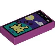 Tile 1 x 2 with Smart Phone, Mobile Game print