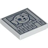 Tile 2 x 2 with Missing/Lost Dog poster