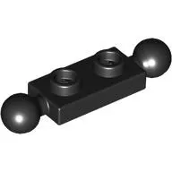 Plate Special 1 x 2 with 2 End Towballs