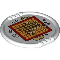 Duplo Disk with Board Game GO print
