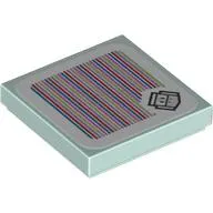 Tile 2 x 2 with Ice Bro and Barcode Print (Sticker)