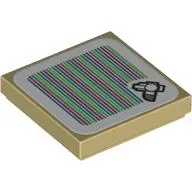 Tile 2 x 2 with Conkdor and Barcode Print (Sticker)