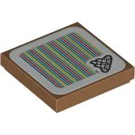 Tile 2 x 2 with Freezie and Barcode Print (Sticker)