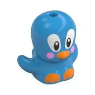 Animal, Bird, Bright Light Orange Beak and Feet, Bright Pink Cheeks Print