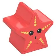 Duplo Brick Special 2 x 2 x 2, Star with Starfish Face Print