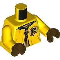 Torso, Cloak, String, Hogwarts Crest print, Yellow Arms, Dark Brown Hands