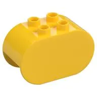 Duplo Brick 2 x 4 x 2 Rounded Ends