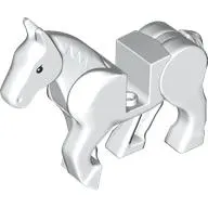 Animal, Horse, Moveable Legs with Black Eyes Print