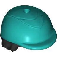 Hair and Hat, Short Black with Riding Helmet