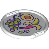 Duplo Disk with Fruit print