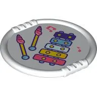 Duplo Disk with Xylophone print