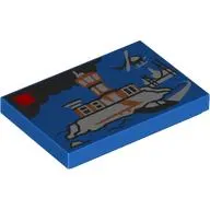 Tile 2 x 3 with LEGO Set Box print