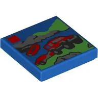 Tile 2 x 2 with LEGO Set Box print