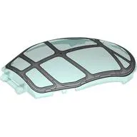 Windscreen 6 x 11 x 2 Curved with Cockpit print