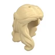Hair Long, Wavy with Lock on Side