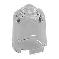 Brick Round 2 x 2 x 2 Crystal Facets Top