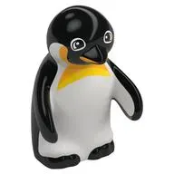 Duplo Animal Penguin Large with White/Yellow Chest Print