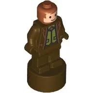 Minifig Trophy Statuette, George Weasley, Dark Brown Outfit