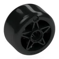 Wheel 24 x 20 with Black Tire Pattern