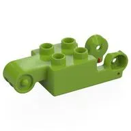 Duplo Brick 2 x 4 with 4 Studs and Hinge Male and Female