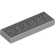 Tile 1 x 3 with 'STREET' print