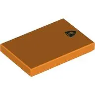 Tile 2 x 3 with Lamborghini Badge print