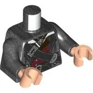 Torso, Coat, Silver Buttons, Black Straps, Dark Red Shirt, Dark Brown Collar, Pendant print, Pearl Titanium Arms, Light Nougat Hands