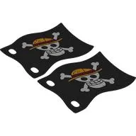 Foil Sheet for 75639-1, Flags with Skull and Crossbones (Jolly Roger) print