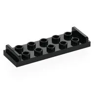 Plate 2 x 6 with 2 x 5 Studs and Door Stops on Top