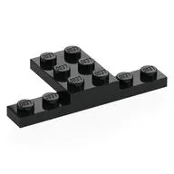 Plate 1 x 6 Double with 2 x 3 Extension