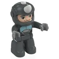 Duplo Figure Rhino, White Horn, Light Nougat Face, Armour Plating print