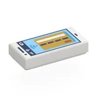 Tile 1 x 2 with Smart Phone, Credit/Debit Card Screen print