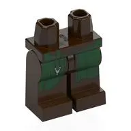 Hips and Dark Brown Legs with Dark Green Rove, Dark Brown Chest Armor, Silver Pendant print