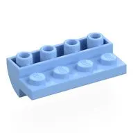 Brick Curved Inverted 2 x 4 with 1 x 4 Cutouts