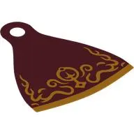 Neckwear Cape, One Top Hole with Orange Decorations print