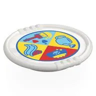 Duplo Disk with Slide, Paintbrush, Dog Bowl, and Watering Can Print