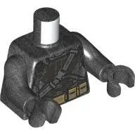 Torso, Batman Armor, Grey Straps, Dark Tan Utility Belt print, Pearl Titanium Arms and Hands