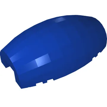 Windscreen 10 x 6 x 3 Bubble Canopy Double Tapered with Square Front Cutout and B-wing Starfighter Print