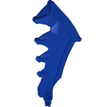 Large Figure Weapon Axe, Sword with Jagged Blade