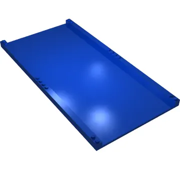 Baseplate Ramp 32 x 16 Straight, Road with White Center Stripe Print