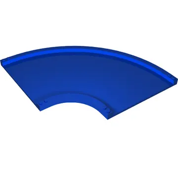 Baseplate Ramp 24 x 24 Curved, Road with White Center Stripe Print