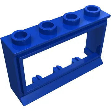 Window 1 x 4 x 2 Classic with Long Sill, No Glass