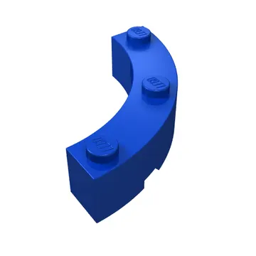 Brick Round Corner 4 x 4 Macaroni Wide with 3 Studs