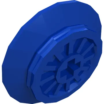 Train Wheel Spoked with Technic Axle Hole and Rubber Friction Band
