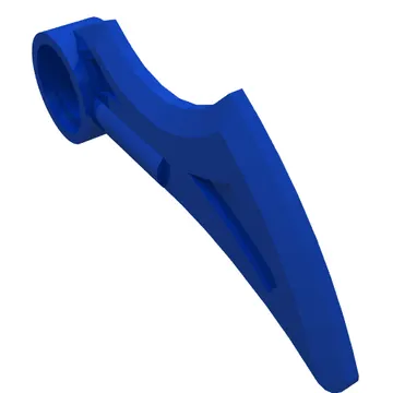 Wing / Blade 1 x 4 with Pin Hole