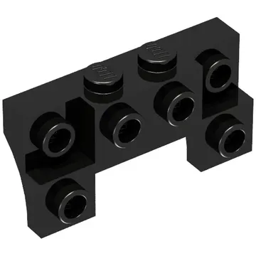 Brick Special 2 x 4 - 1 x 4 with 2 Recessed Studs and Thin Side Arches
