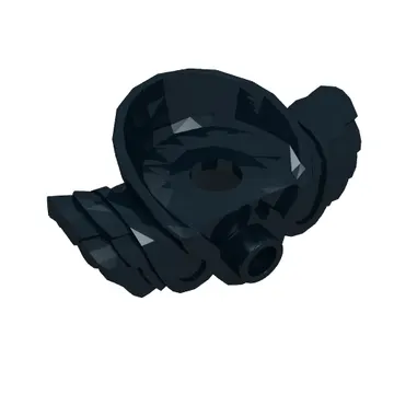 Minifig Neckwear Armor Shoulder Pads Elaborate with Raised Neck, Front Stud and 2 Back Studs