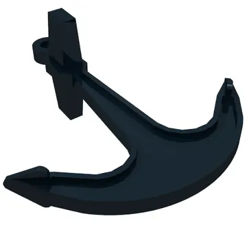 Boat, Anchor - Single Top Hole