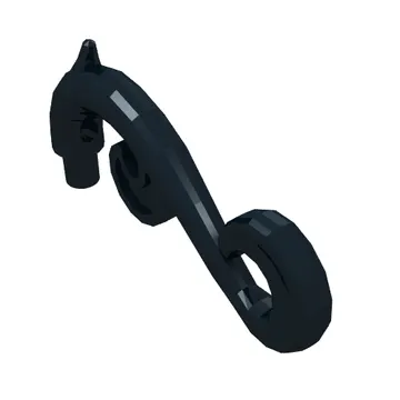Curled Decorative Ornament / Plant Vine with Bar