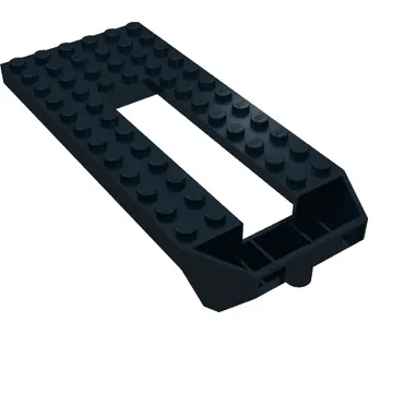 Vehicle Base, Train 6 x 14 with Inverted Sloped Front